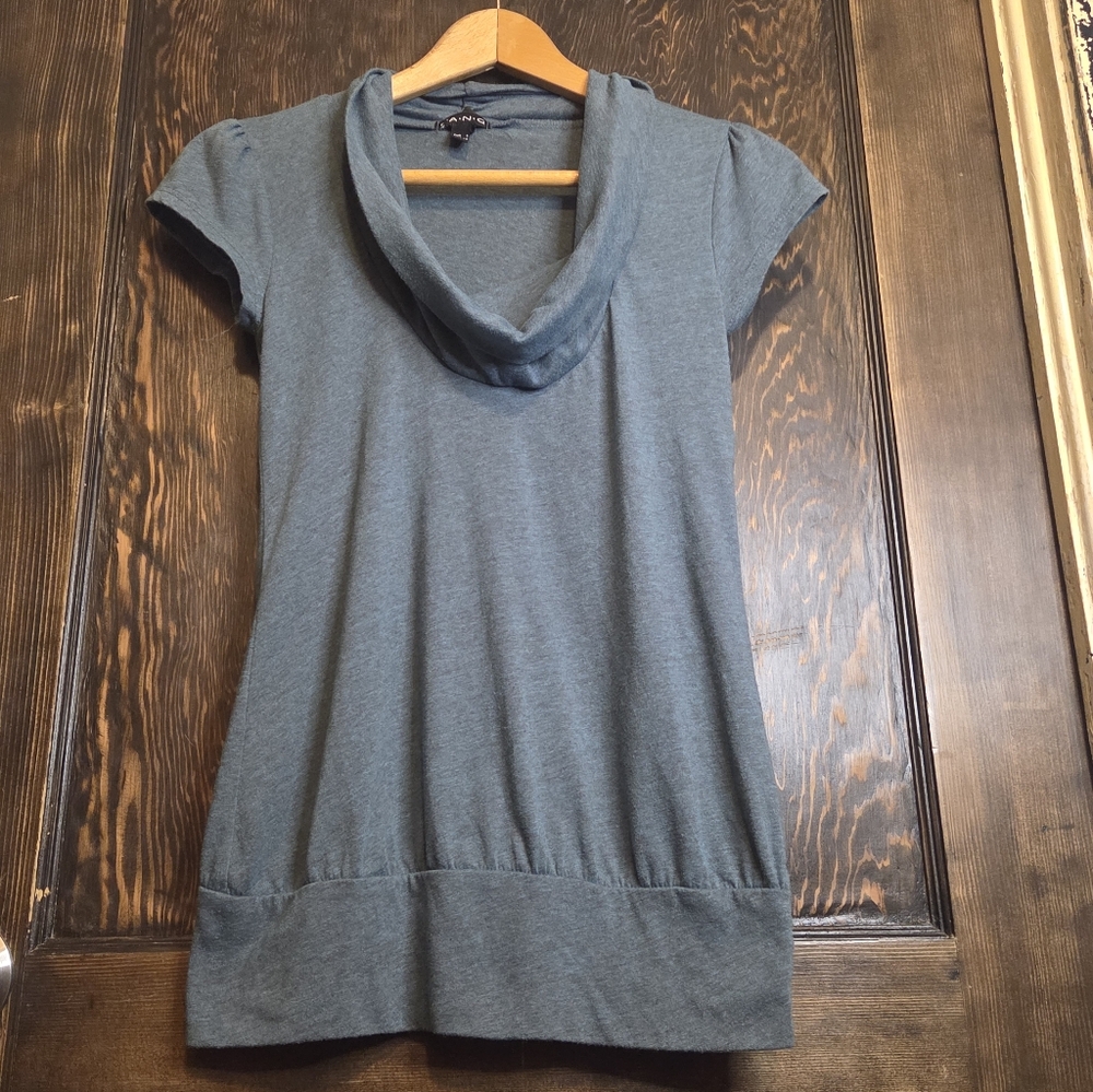 Y2k F.A.N.G Heather Colored Cowl Neck Shoe Top